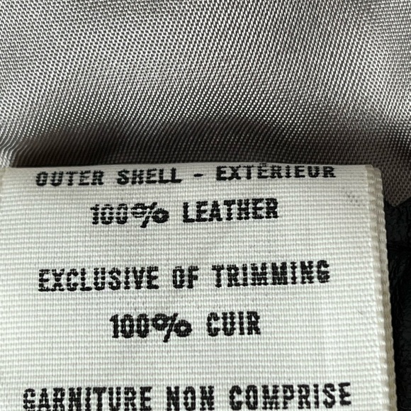 Vintage Montreal Leather Black High-Waist Moto Pants Real Leather Size Small - Picture 7 of 11